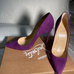 Christian Louboutin So Kate 120mm in purple